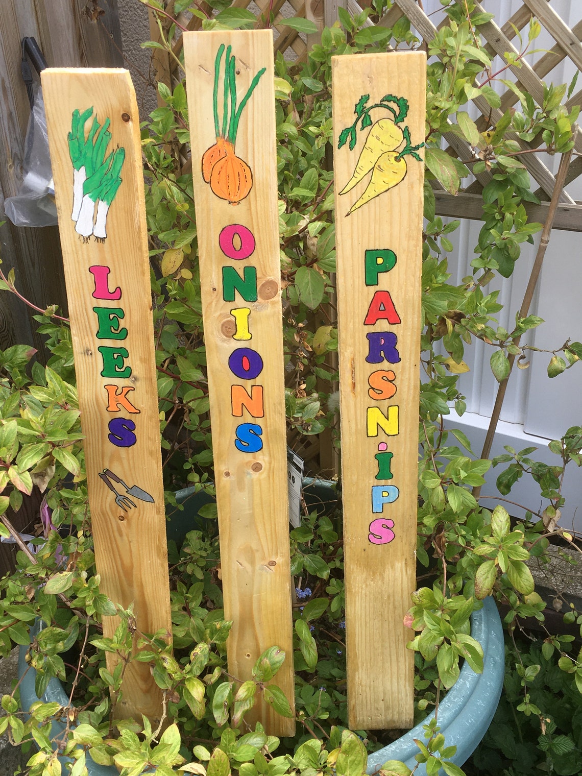 Allotment seed/plant marker garden signs/gifts personalised Etsy