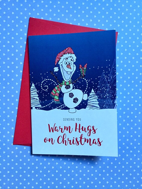 Olaf Christmas Card 