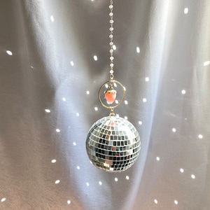 STRAWBERRY DISCO BALL Suncatcher Gift for Her Fruit Decor Wedding Nursery Bedroom Dorm Art Decor Wall Hanging Work Unique Gift Birthday
