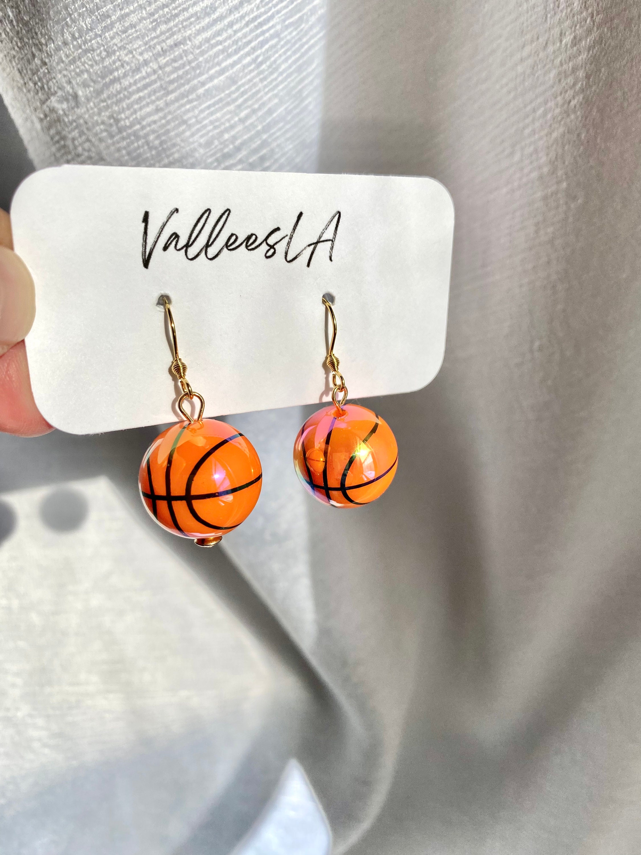 BASKETBALL Earrings Party Unique Gift Sports Swifty Super Bowl College ...