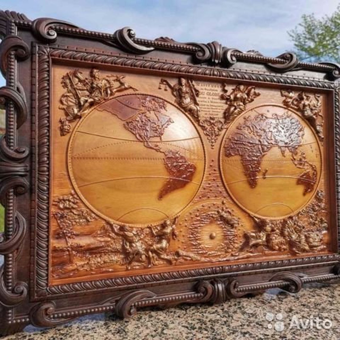 Wood paintings wall decor Handmade carving Etsy