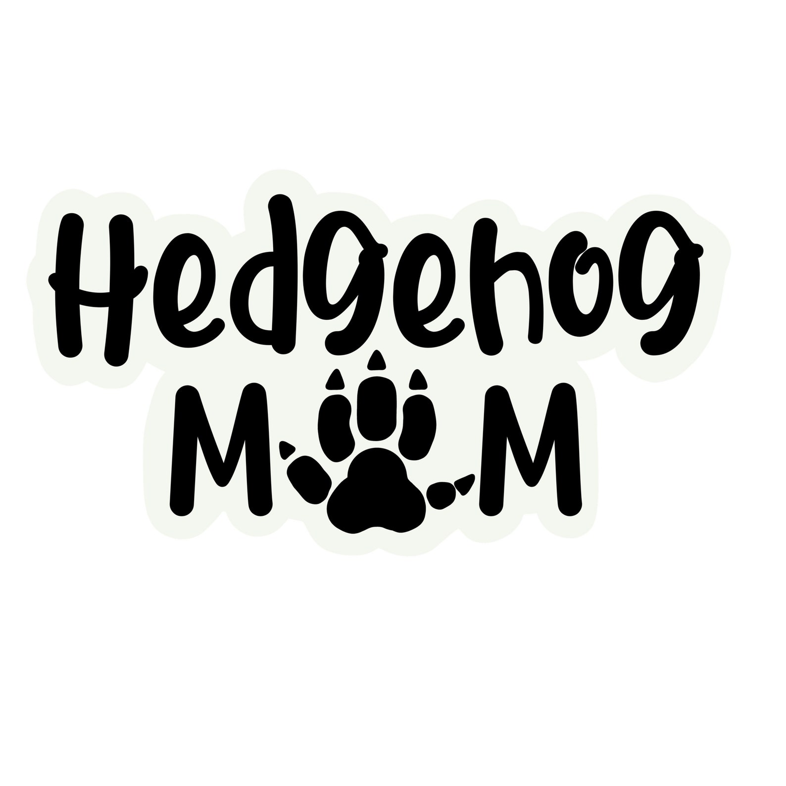 Hedgehog mom sticker Etsy