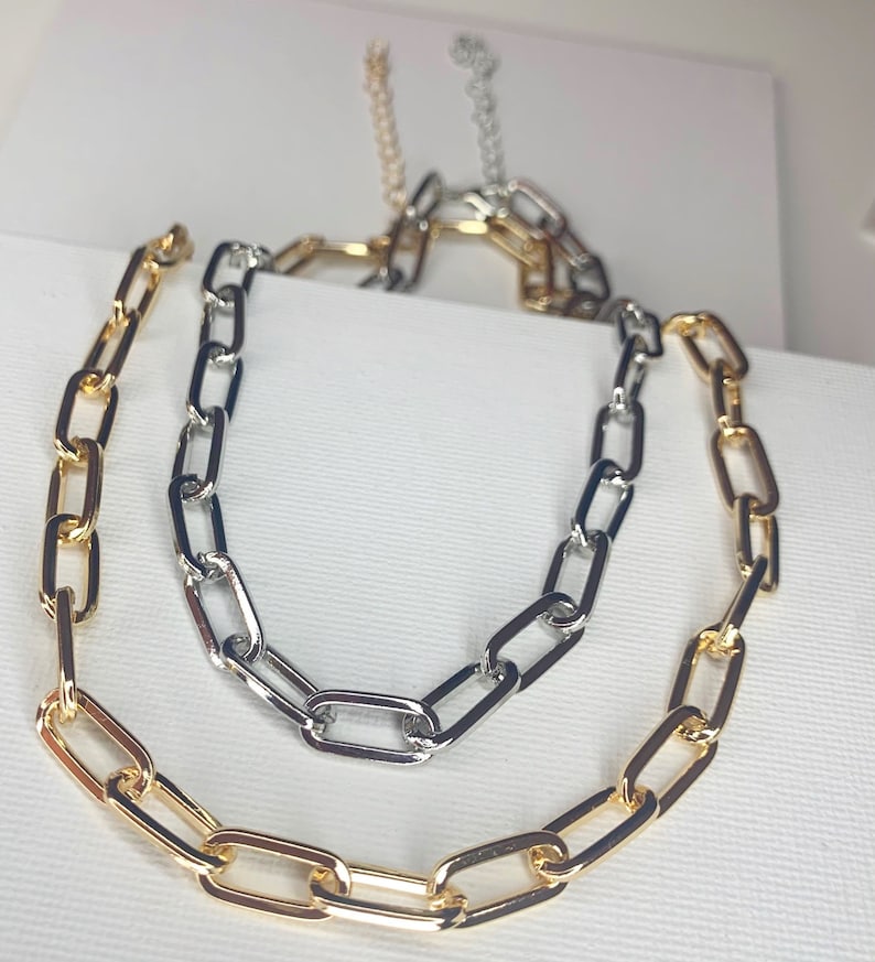 Hot Selling Punk Style Delicate Jewelry Simple Circle Chain Collar Choker Necklace for Women