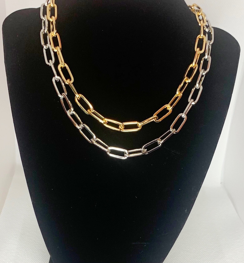 Hot Selling Punk Style Delicate Jewelry Simple Circle Chain Collar Choker Necklace for Women