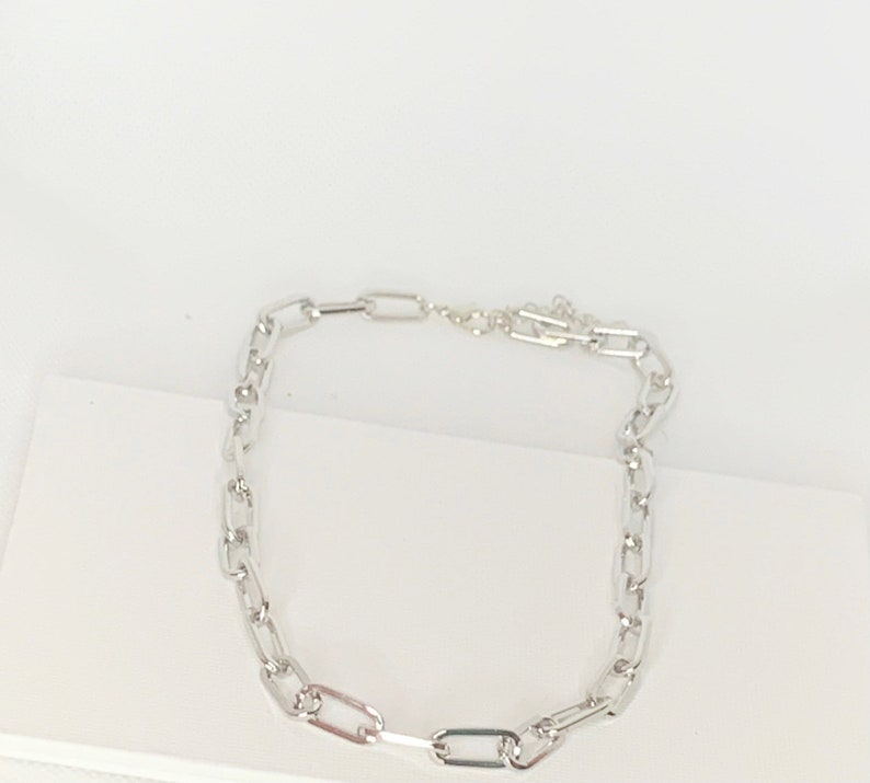 Hot Selling Punk Style Delicate Jewelry Simple Circle Chain Collar Choker Necklace for Women