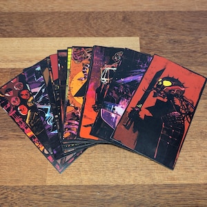 Inoffizielle Cyberpunk Tarot Karte Druckbare Dateien | Machen Sie Ihre eigenen Tarot-Karten