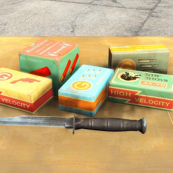 Fallout 4 Ammo Box Cutouts