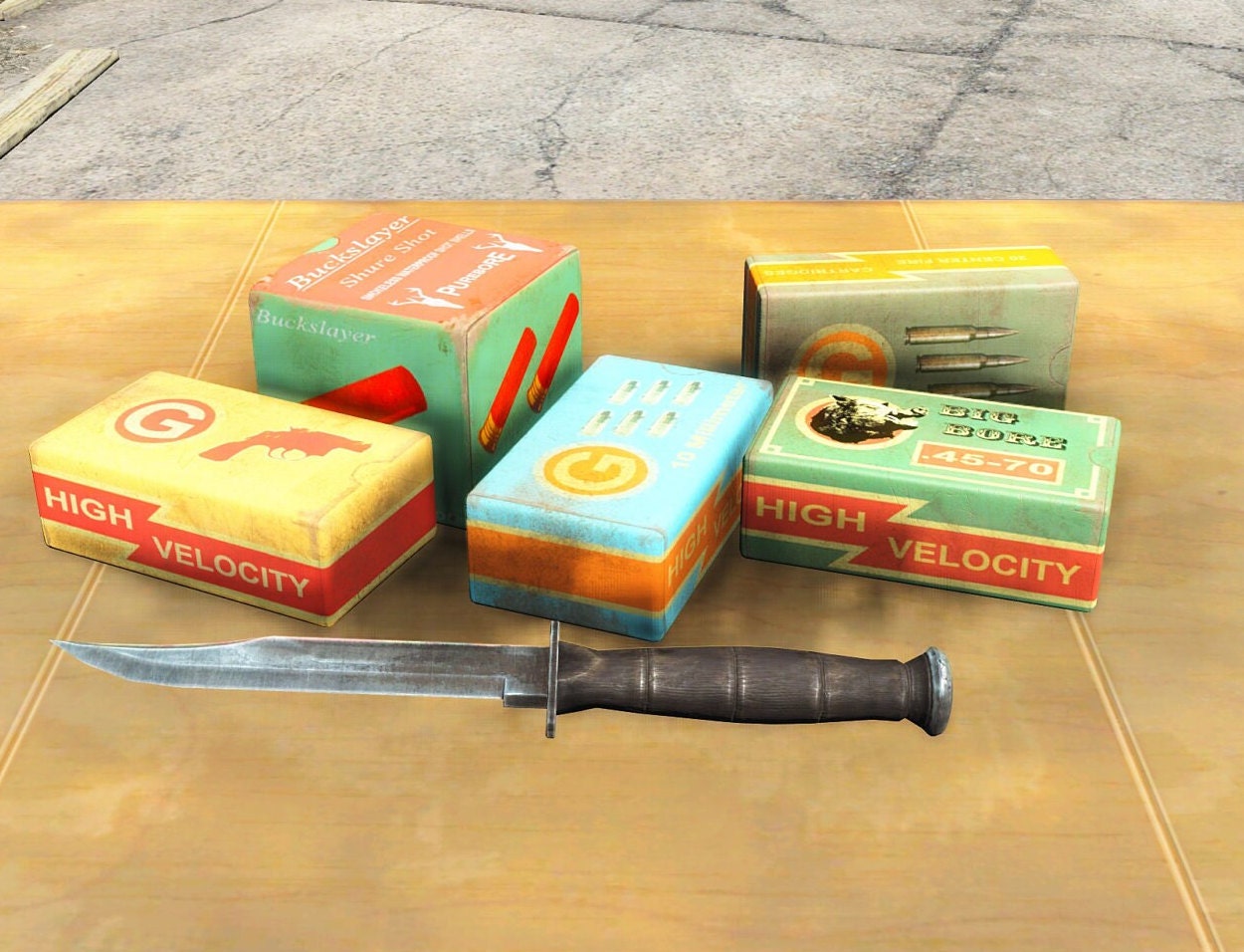 Fallout 4 ammo box cutouts etsy