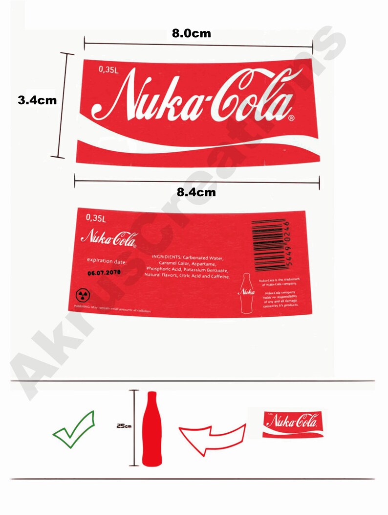 Nuka Cola Sticker Print File SVG - Etsy UK