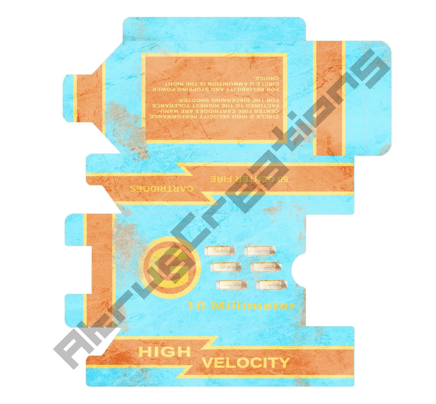 Fallout 4 ammo box cutouts etsy
