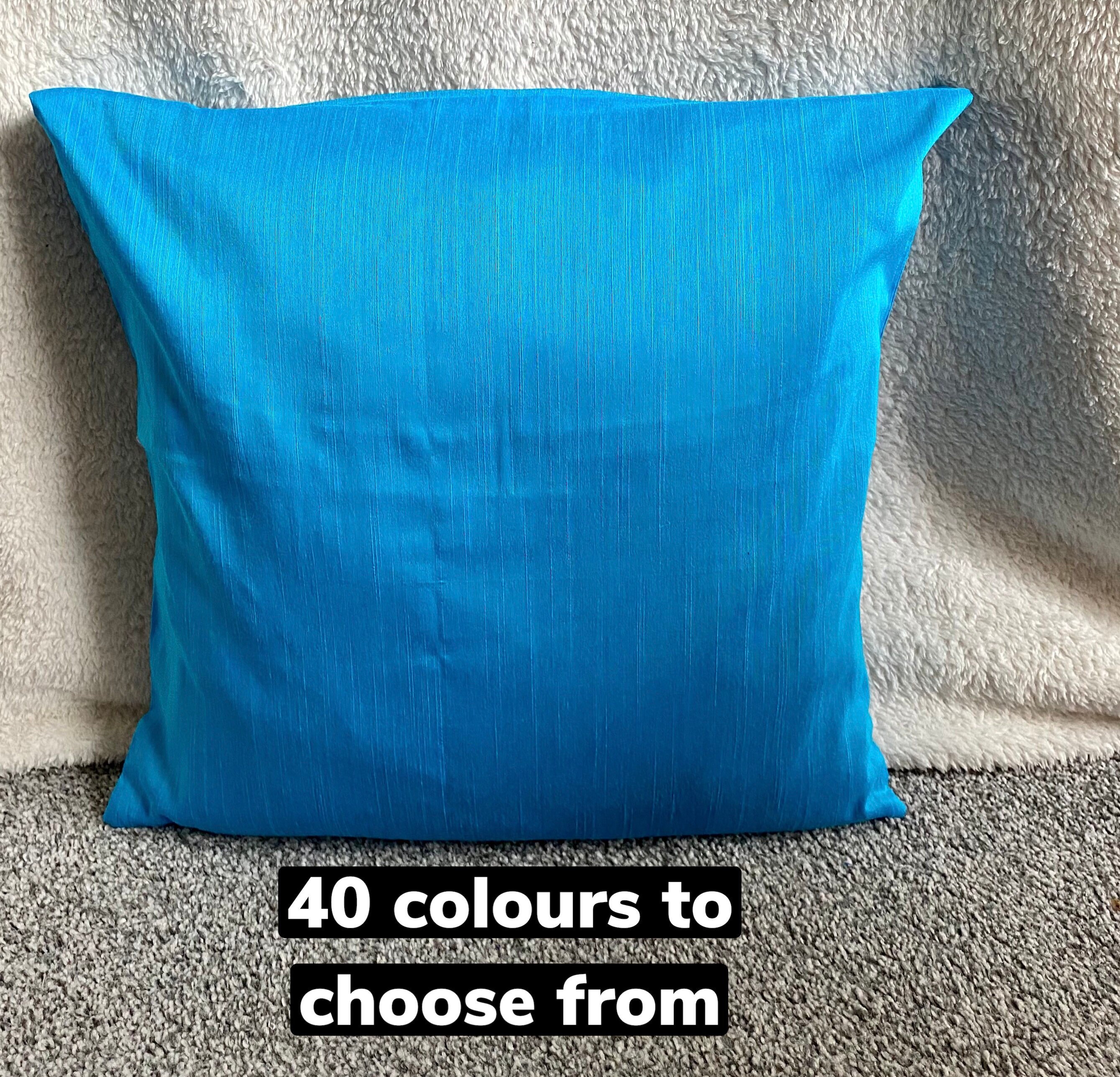 Silk Cushion Covers Handmade Envelope Style 6 Sizes 16 18 Etsy UK