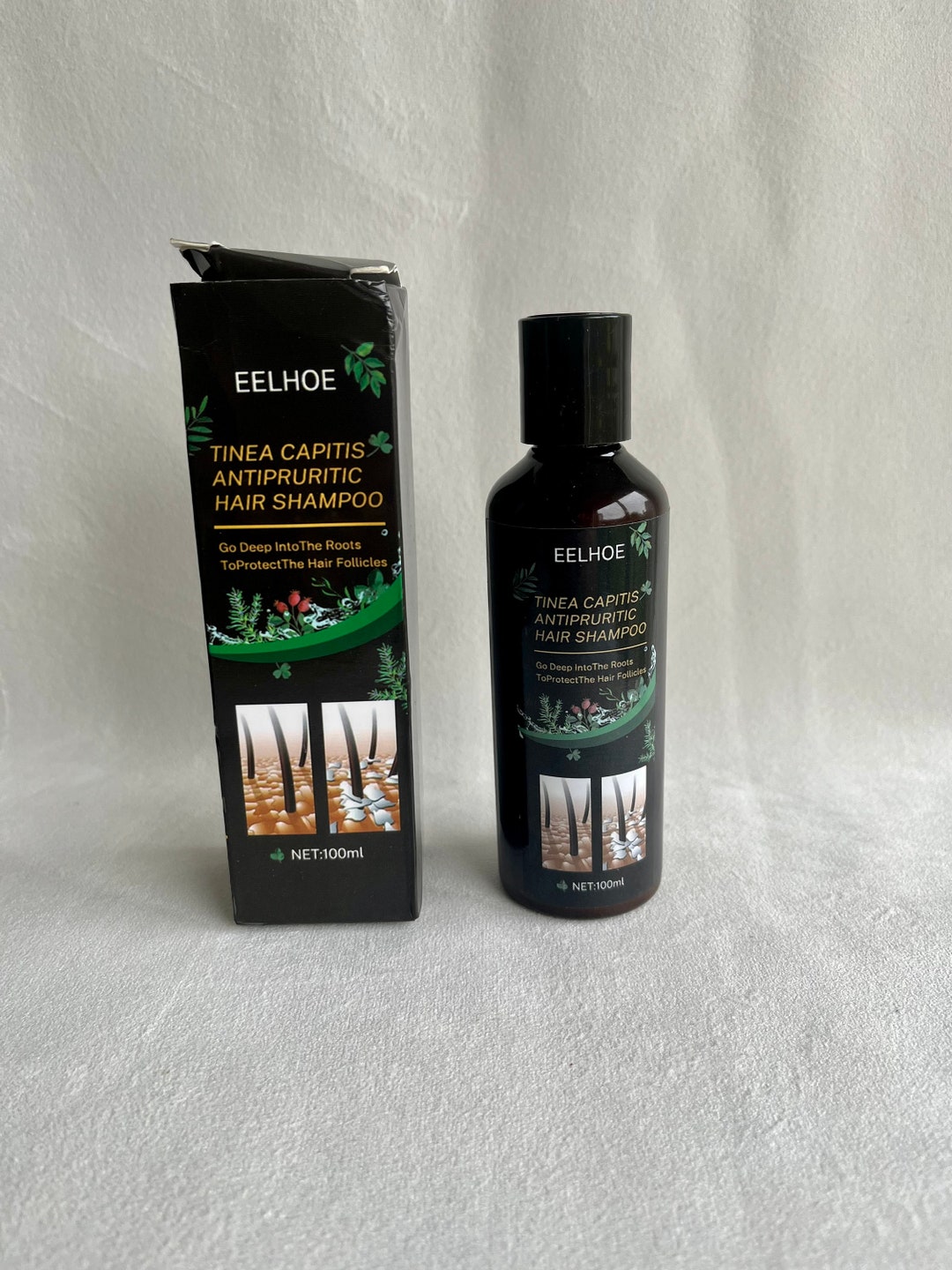 EELHOE TINEA Capitis Antipruritic Hair Shampoo for Itchy Scalp 100 Ml