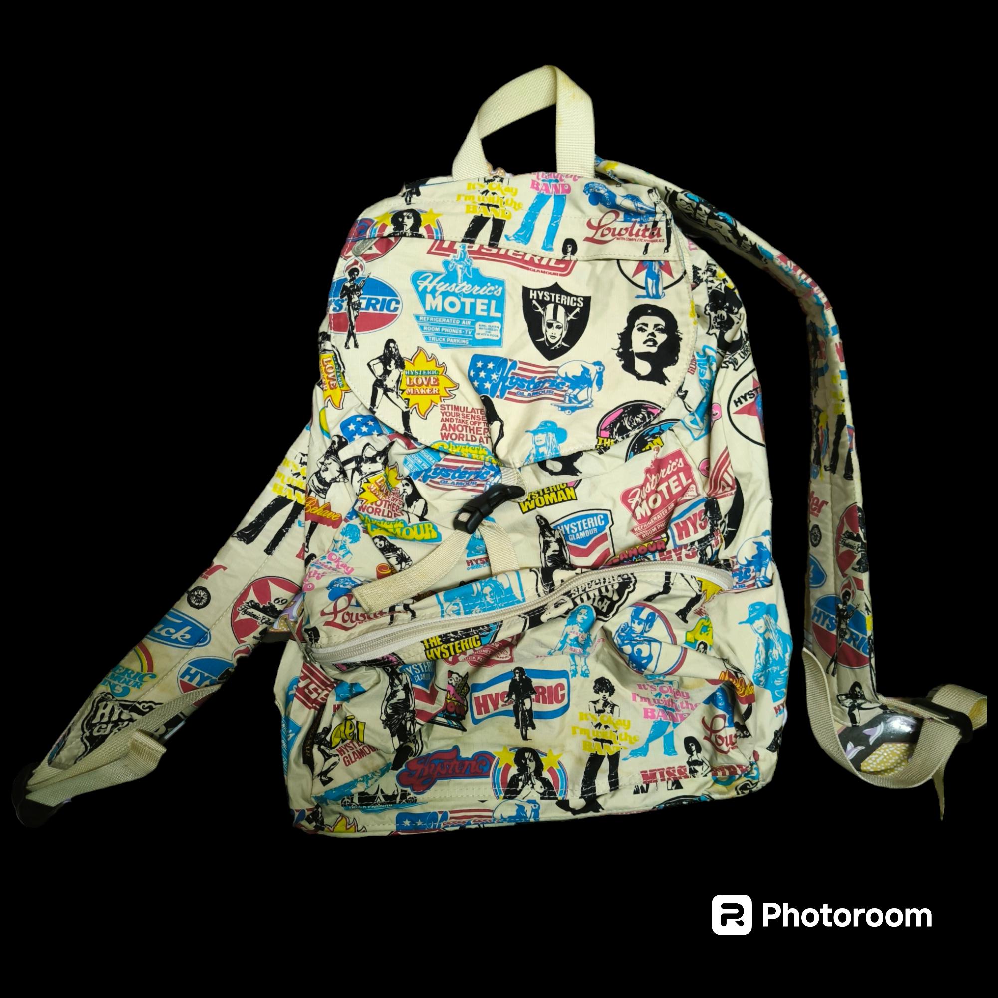 Buy Vintage Hysteric Glamour Fullprint Bagpack Online in 