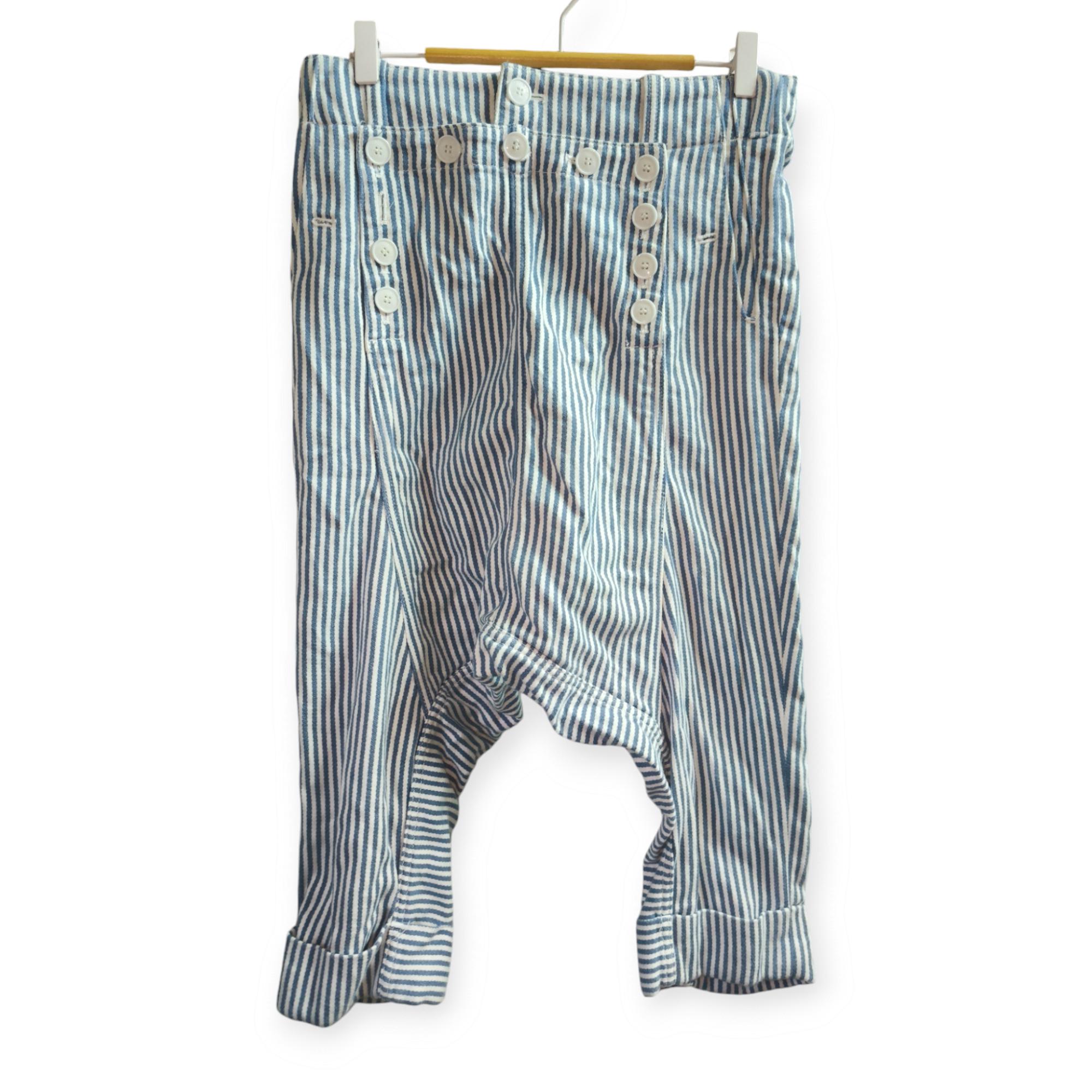 Vintage Ne-net Issey Miyake Sarouel Wabash/Hickory Cropped Knee Pant