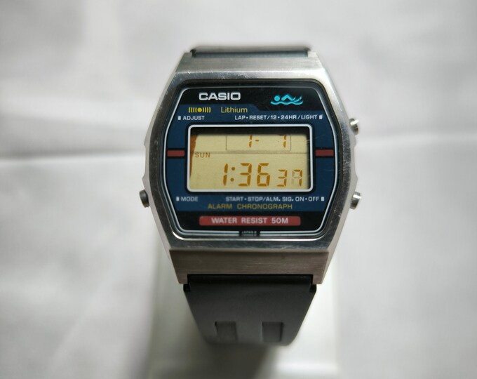 Casio AT552 Modul 320 Janus Sensor Touch Taschenrechner Vintage Uhr
