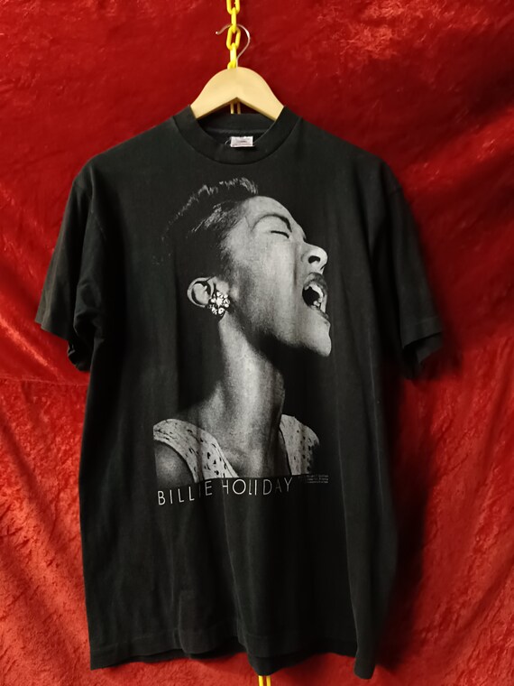 Vintage 90s Jazz Billie Holiday Tee - Etsy