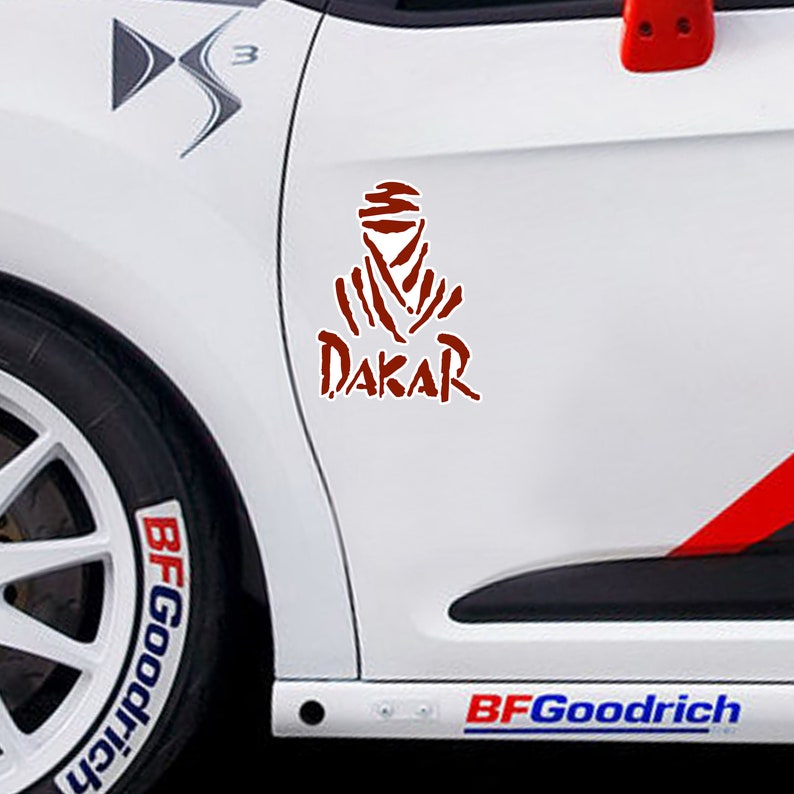 1 sh. DAKAR decal sticker gang sheet UV print diecut motor Etsy