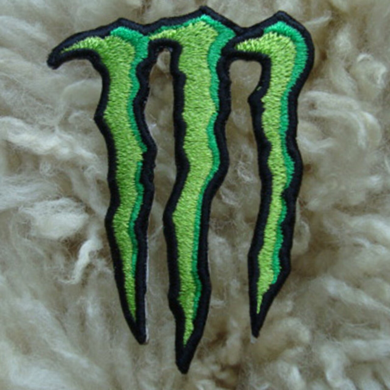 1 pc 500x750 cm monster m claw embroidery iron on sew  etsy