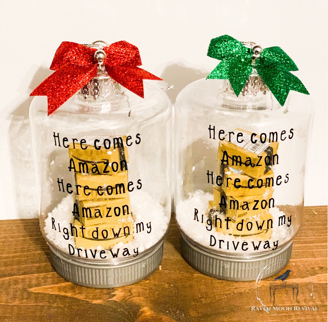 Here Comes Amazon Ornament Etsy