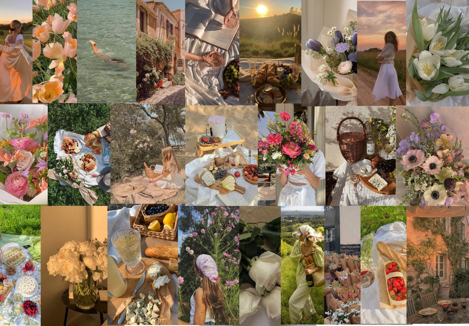 Italian Countryside Aesthetic Wall Collage Kit (digital) - 50pcs - Etsy