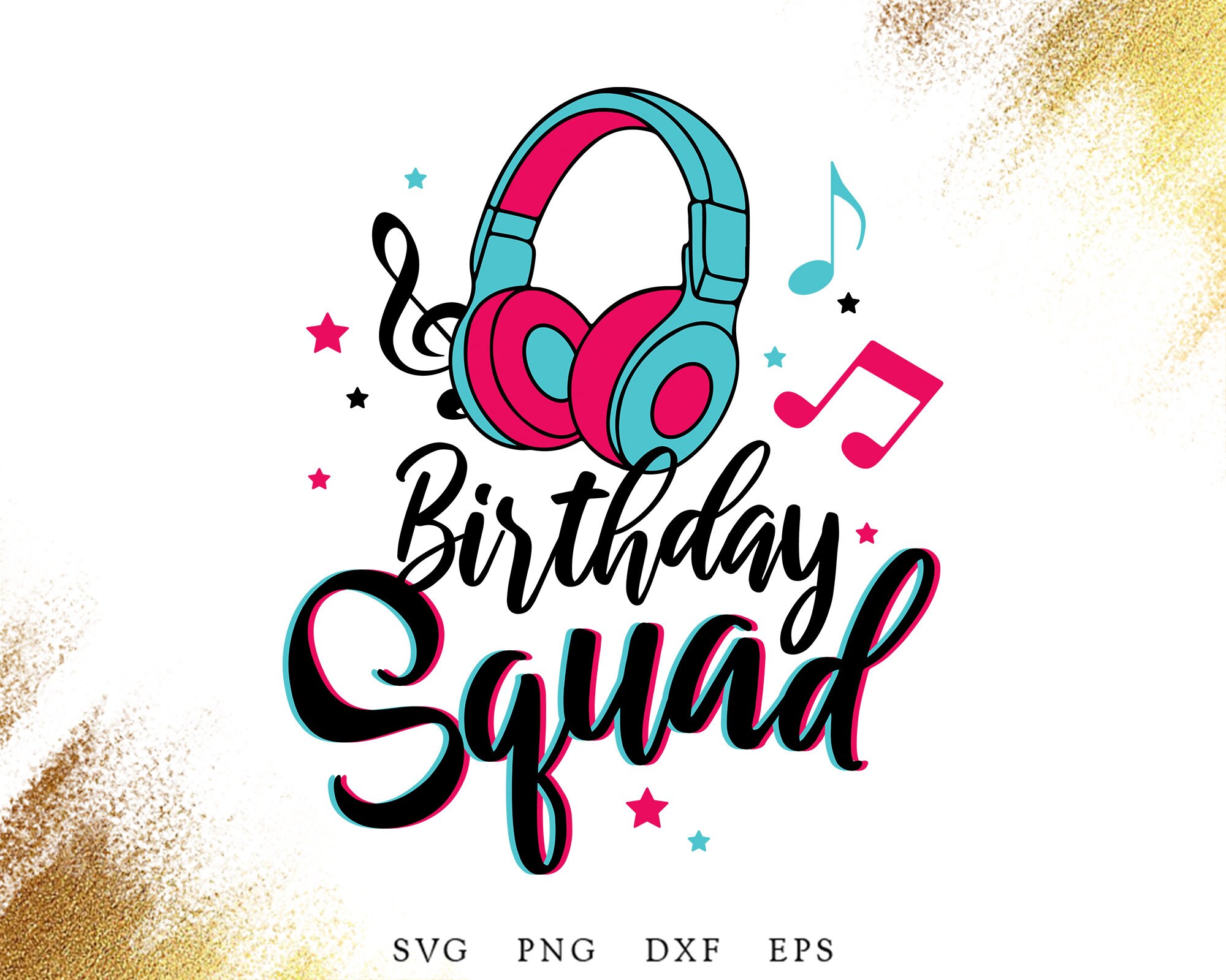 Download Tik tok birthday svg Birthday Squad SVG Birthday Queen SVG ...