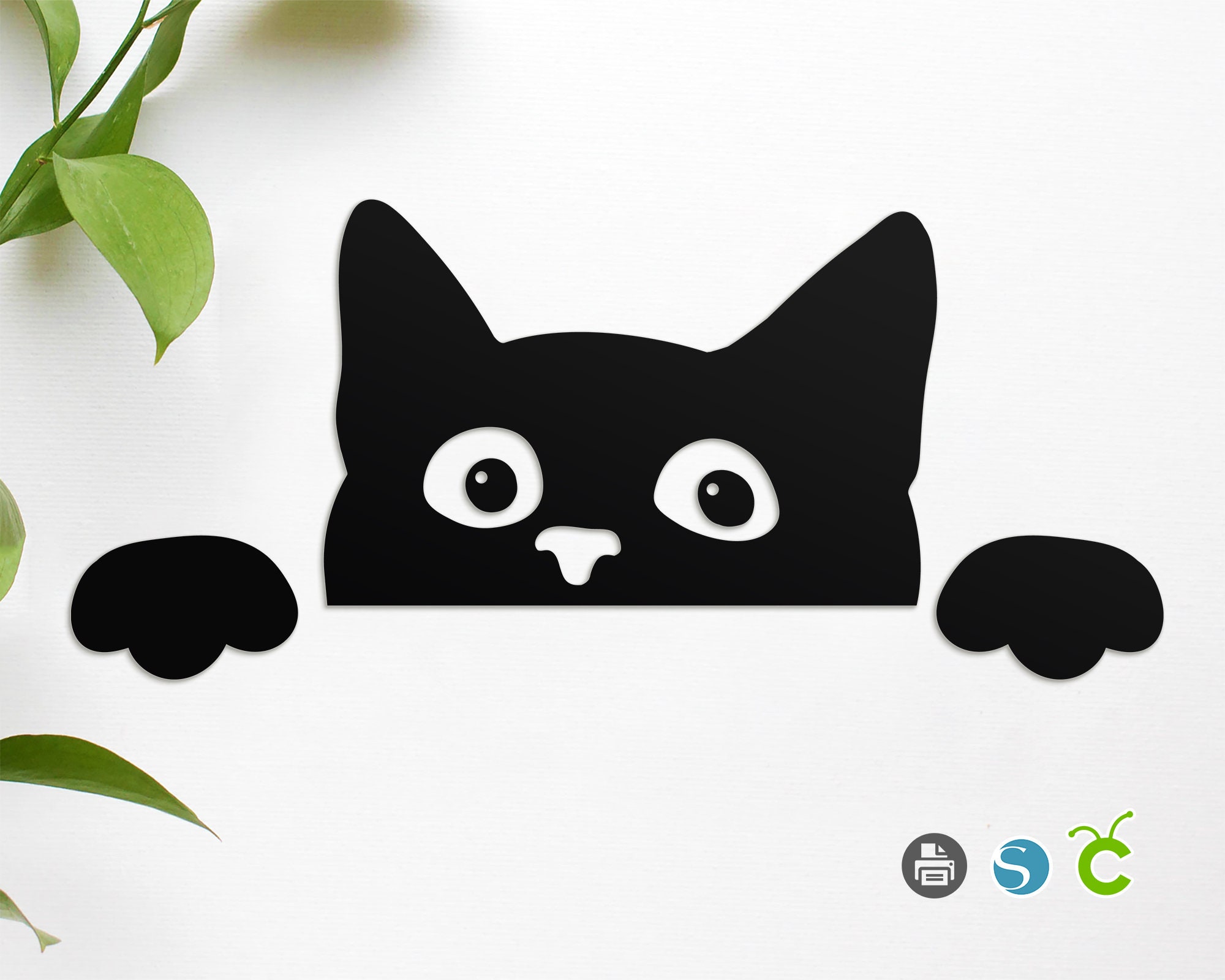 ANGRY CAT SVG Cat Clipart Cute Angry Cat Svg Cut Files for 