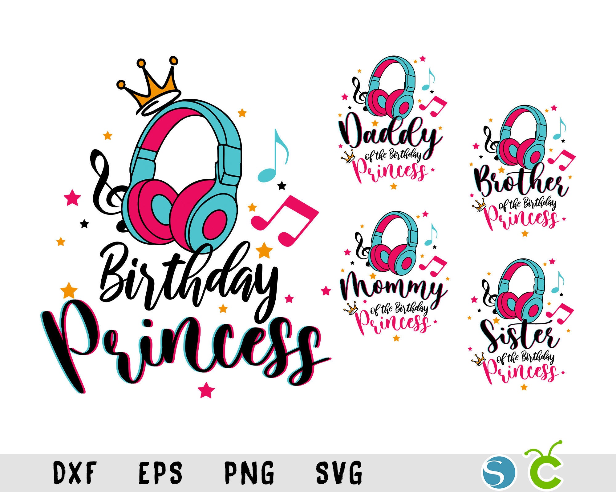 Download Tik Tok Birthday Princess svg Bundle Birthday Squad svg Tik | Etsy