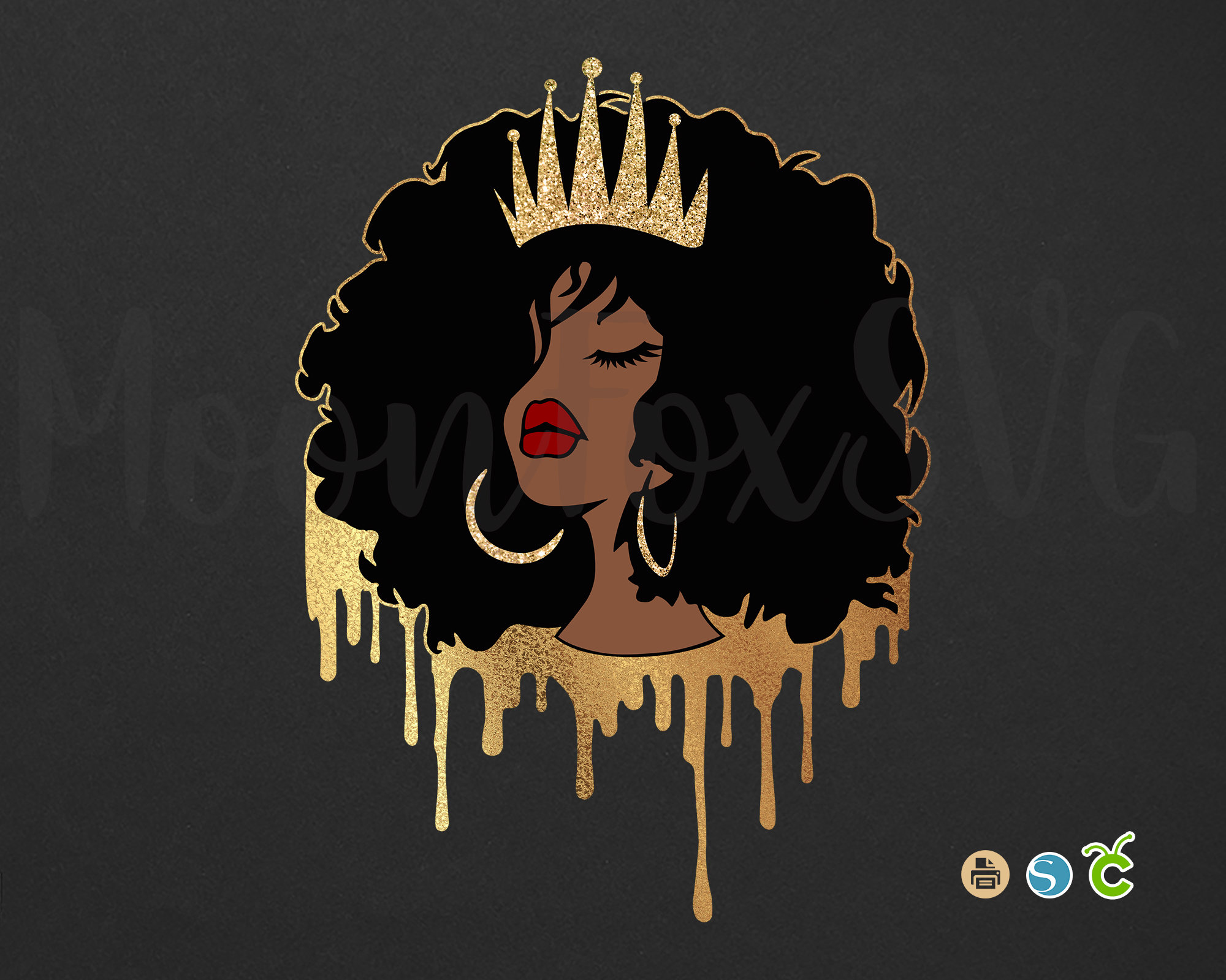 Black Queen Png African American Queen Svg Black Woman Svg Etsy