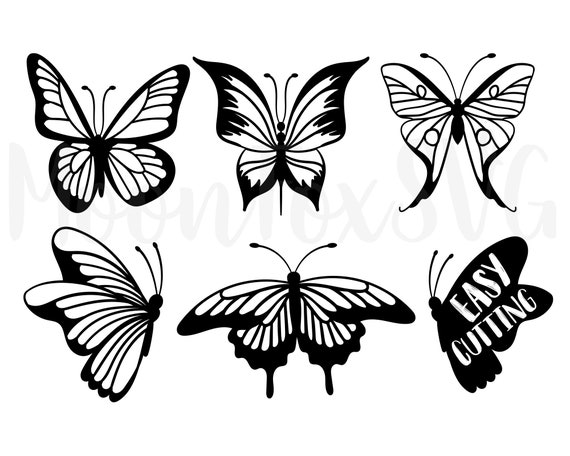 Butterfly Svg Layered Bundle Butterfly Cricut SVG Files | Etsy