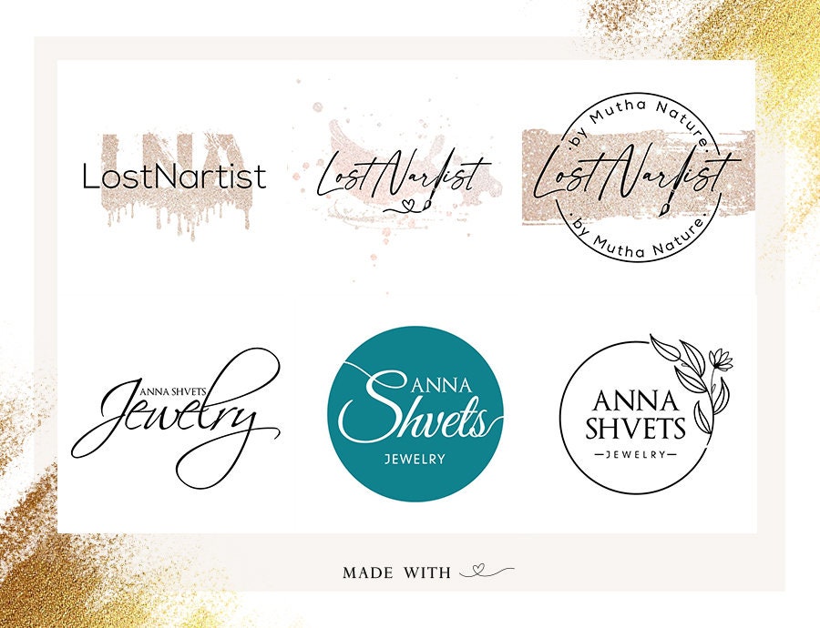 Custom Logo Unique Personalised Logo Design Branding Logo | Etsy