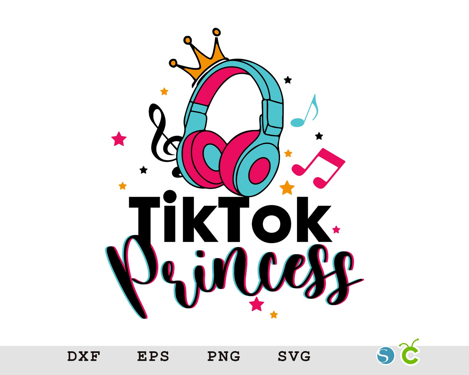 Tik tok Princess birthday svg Birthday Princess SVG Cut ...