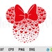 Mouse Hearts svg, Mouse Valentine's day svg, Valentines svg, Valentine svg, Mouse gradient, Valentines Day svg, Mouse Valentine, mouse svg 