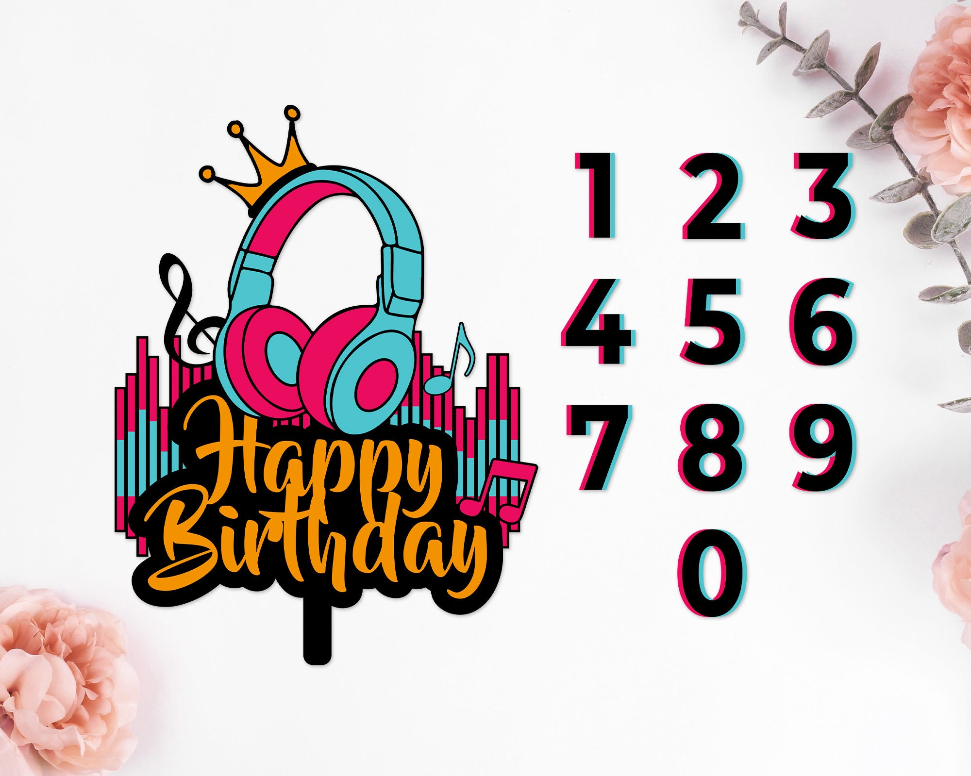 Tiktok Cake Topper Printable Creativeenergyworks
