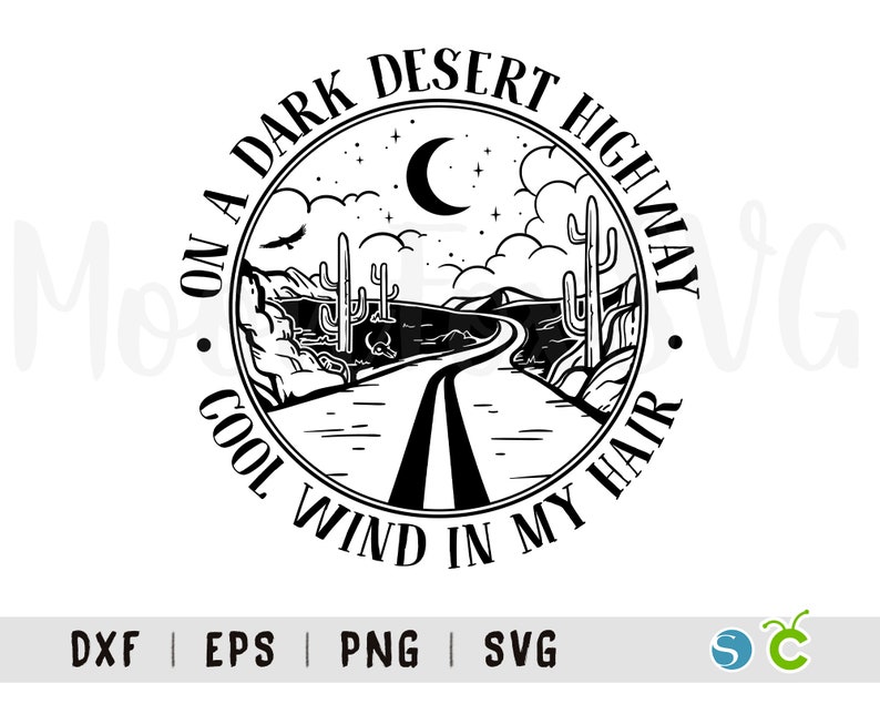 Eagles Hotel California SVG On A Dark Desert Highway SVG Etsy