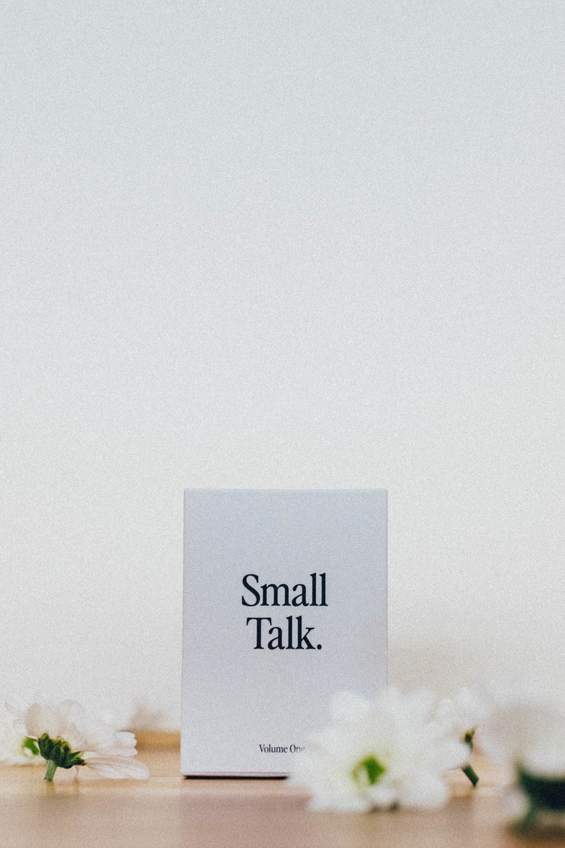 Small Talk Digital Version Conversation Card Game Digital Download Instant Play Date Night Game Party Game image 1