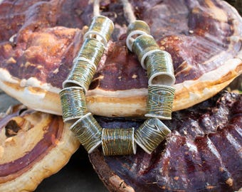 Ceramic Macrame Beads | Clay Beads | Big Hole Beads | Boho Beads | Macrame Accessories | Unique One-of-a-Kind Beads | Dreadlock Beads