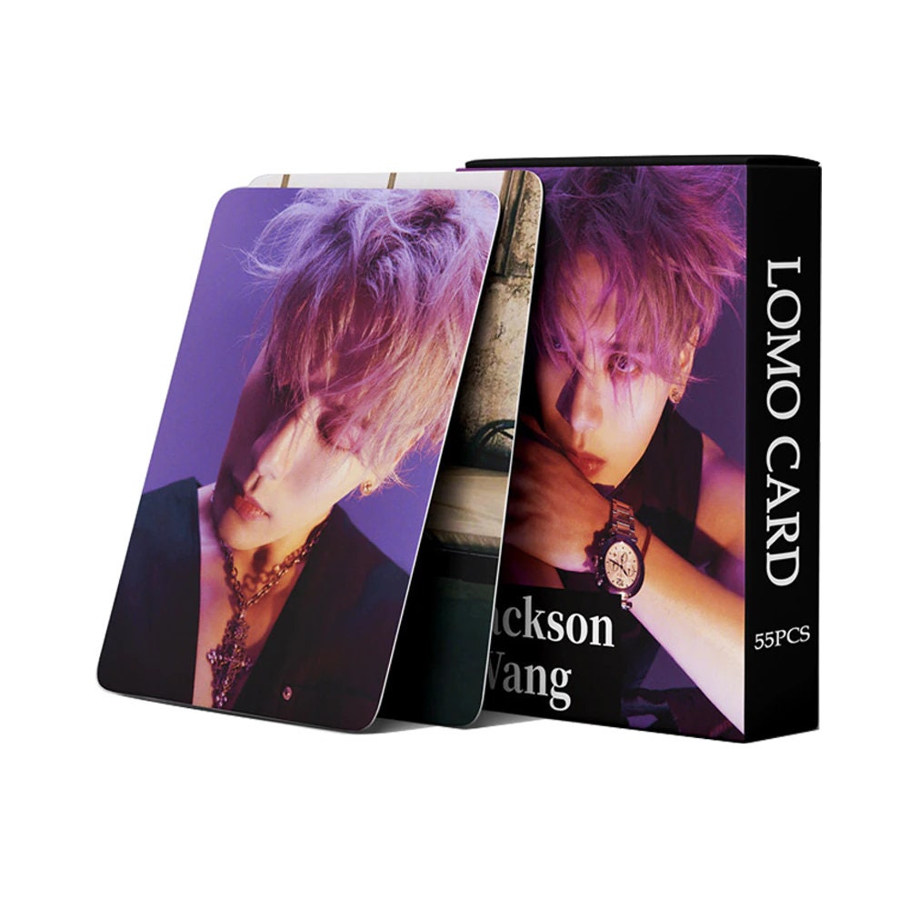 Jackson Wang Photocards 54 Pieces Box Kpop Jackson Wang Etsy