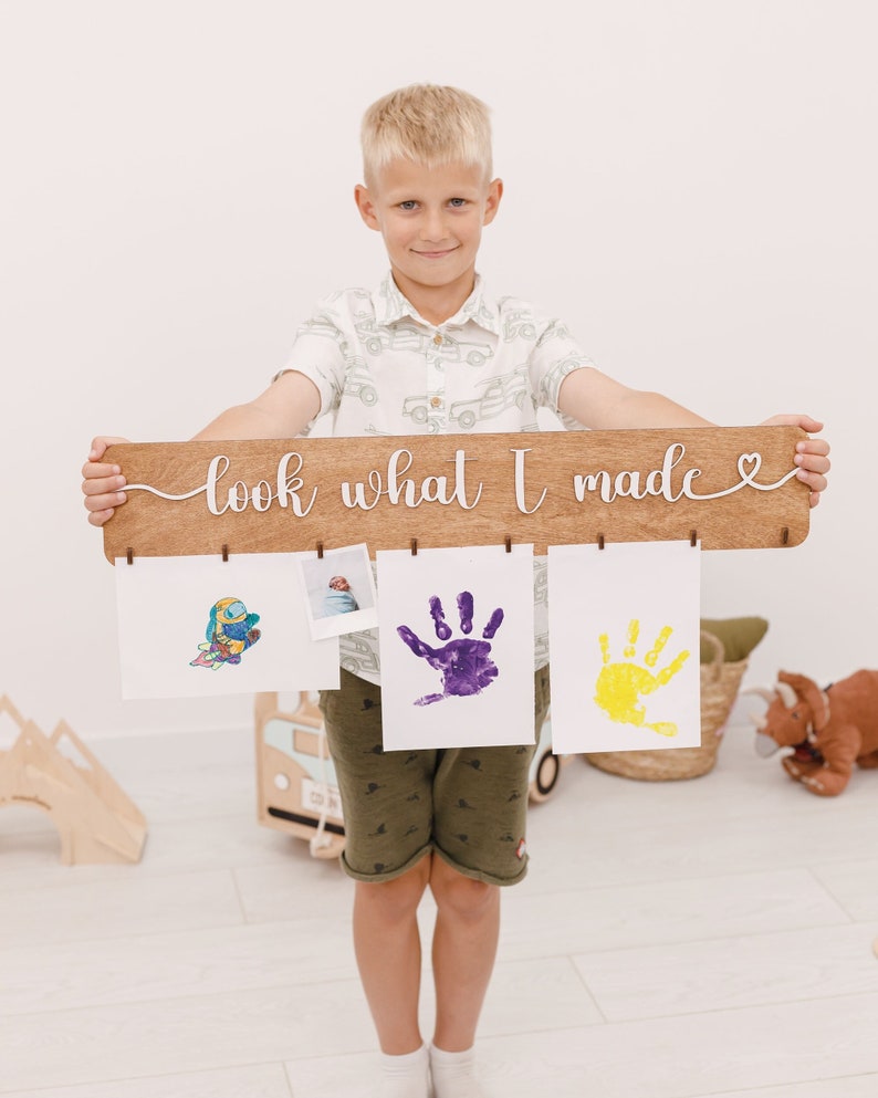 Affiche d'oeuvres d'art pour enfant - Créateur Etsy : 2BWoodKids
