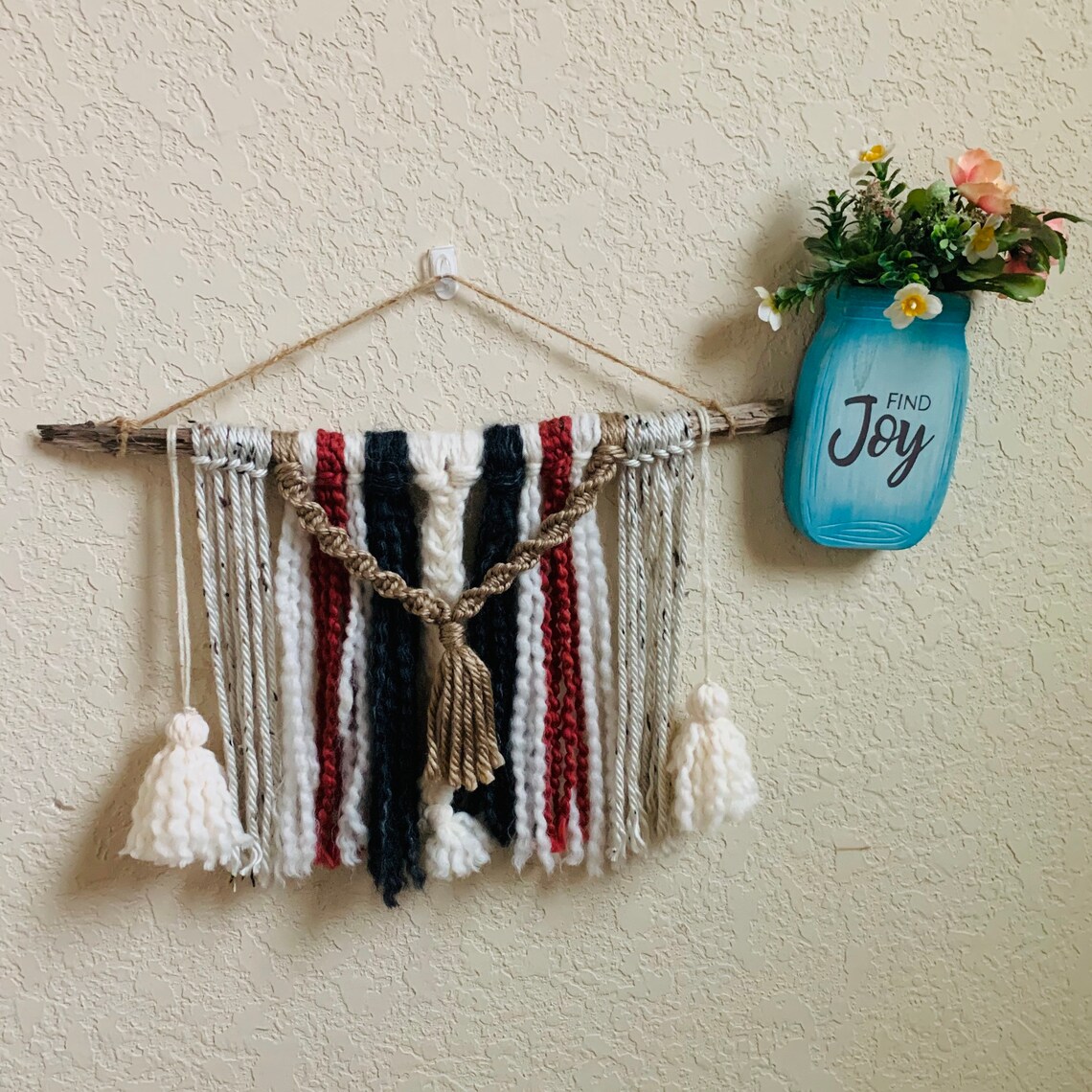 Boho wall hanging Etsy