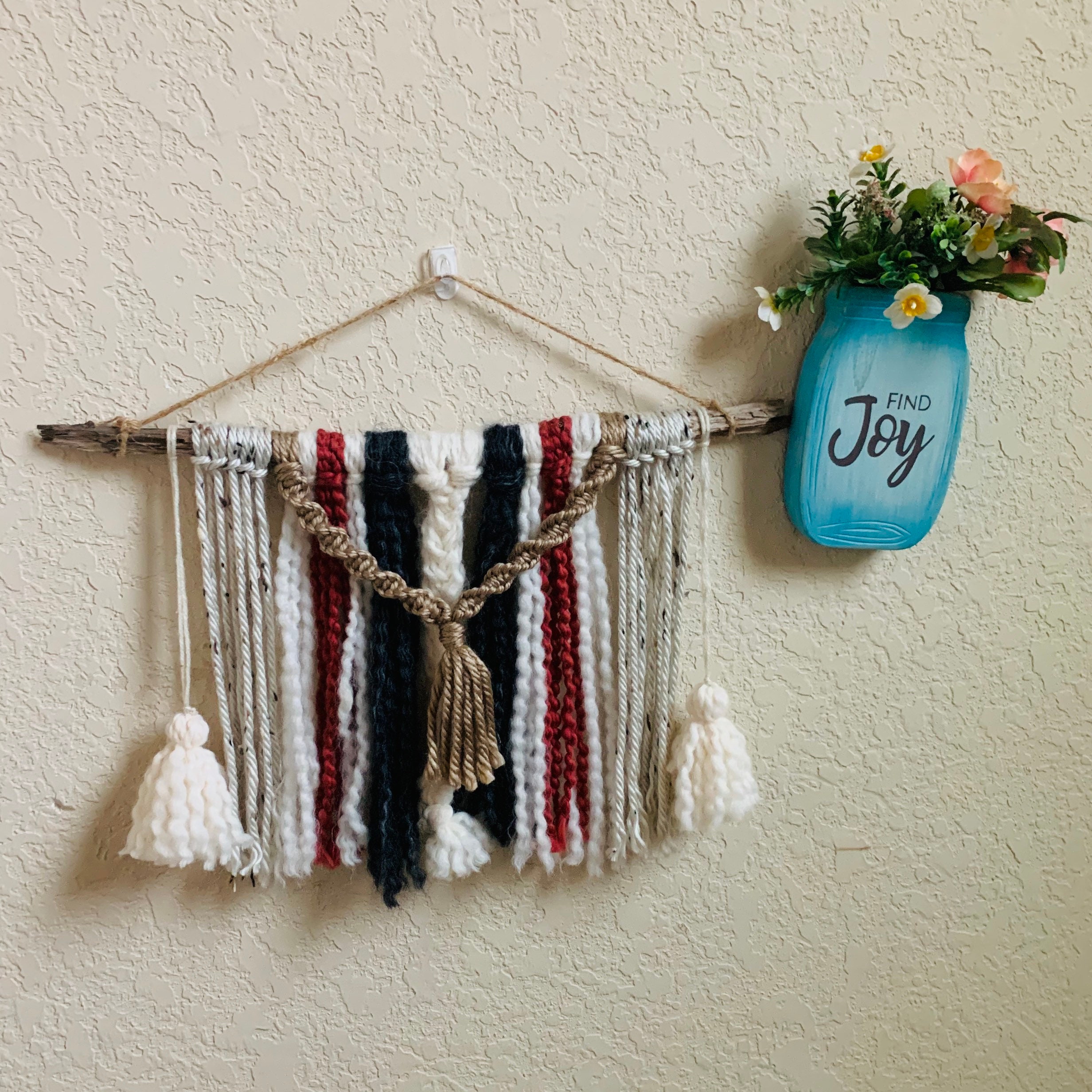 Boho wall hanging Etsy