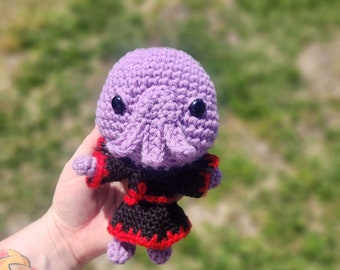 D&D Mindflayer Handmade Crochet Plush ~ Made to Order