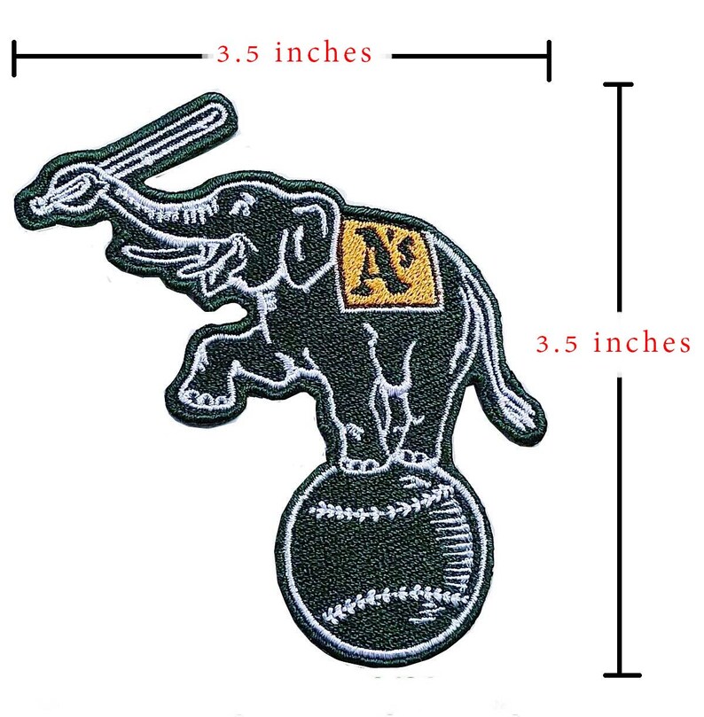 Oakland Athletics Sport Patches Logo Iron on Sewing on Clothes Etsy
