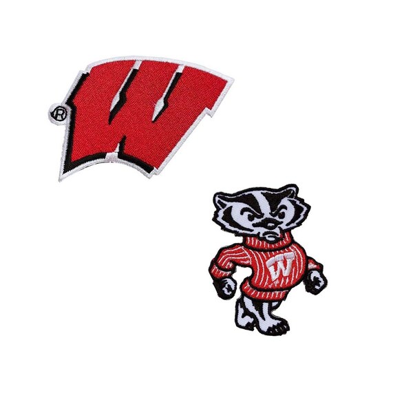 Wisconsin Sport patches logo iron on sewing on clothes