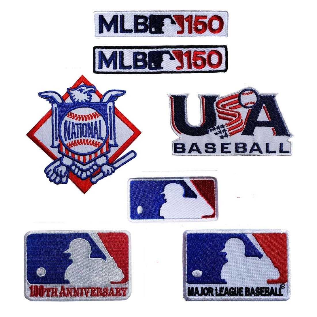 MLB Baseball Embroidery Iron on Patches 