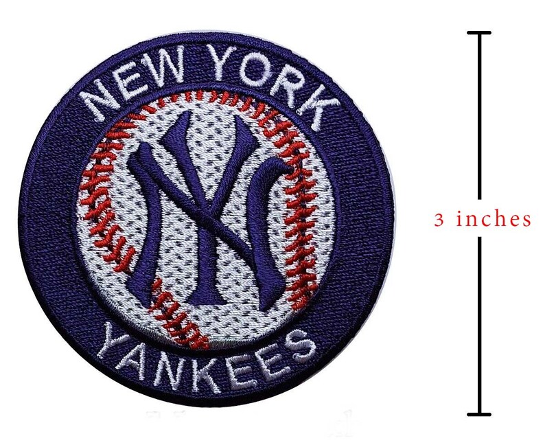 Yankees Baseball Sport Patches Logo Iron on Sewing on Clothes Etsy