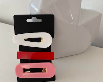 Valentines Hair Clips