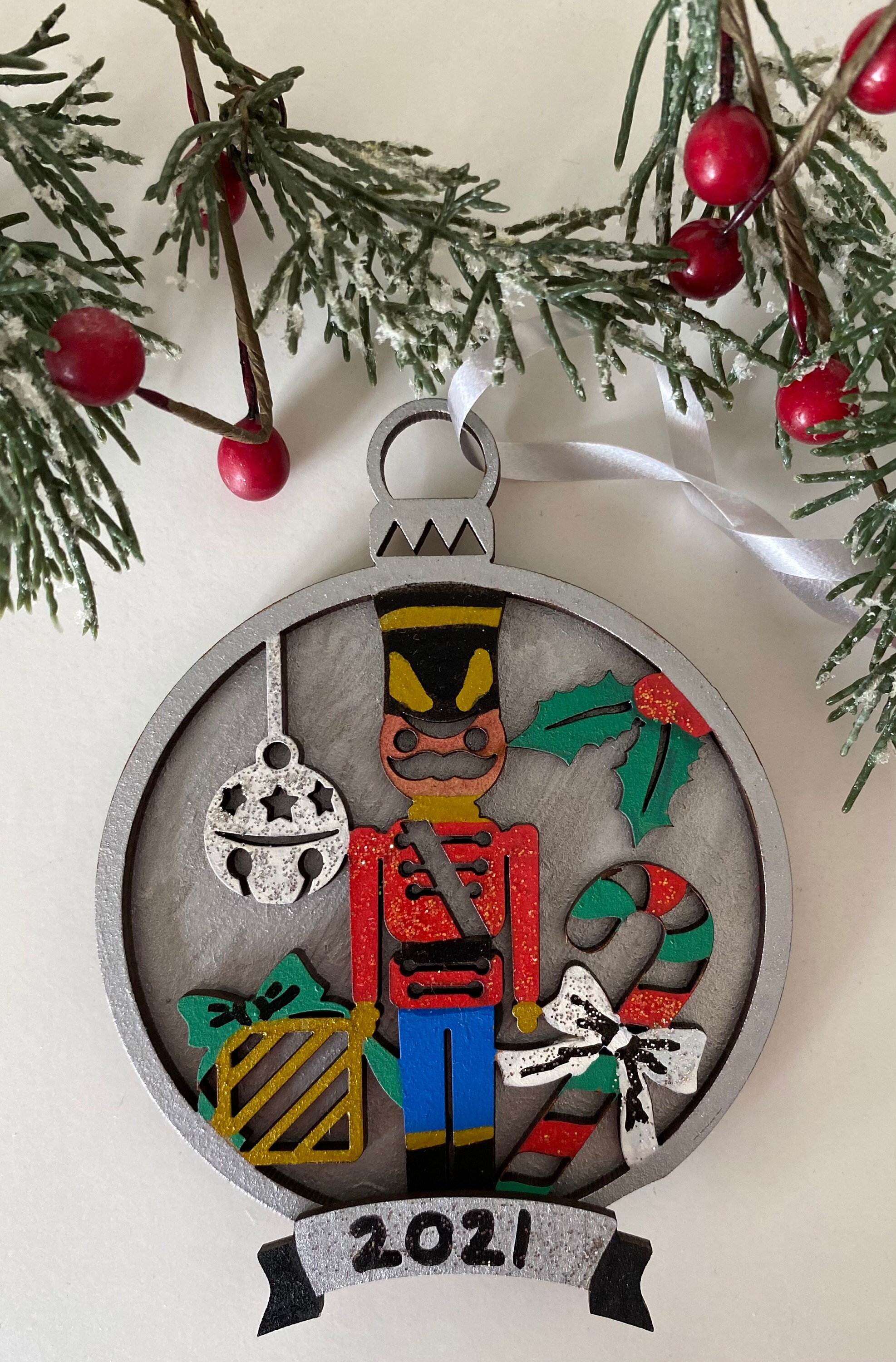 Nutcracker Bauble Christmas Gift Tradition Personalised Etsy UK