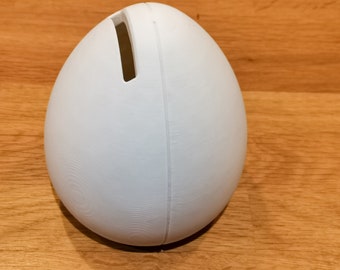 Egg Shaped Money Box - 3D Printed