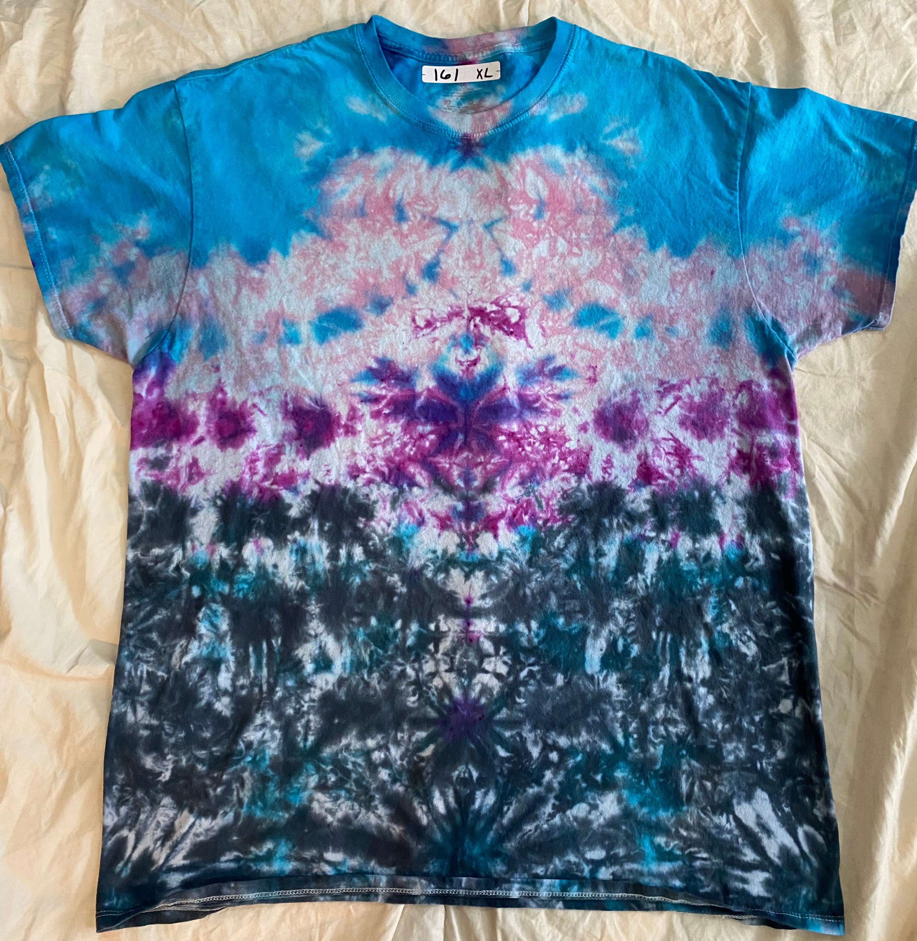 how to crumple dye a shirt