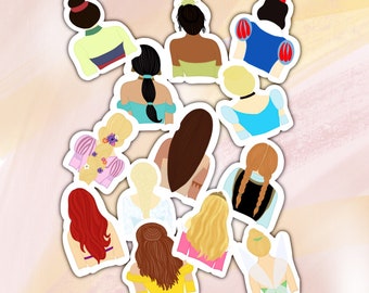 Disney Princess Hair Stickers